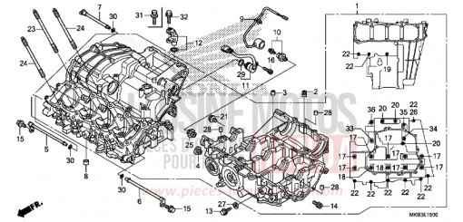CARTER MOTEUR CBR1000RAF de 2015